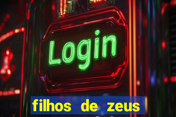 filhos de zeus mitologia grega